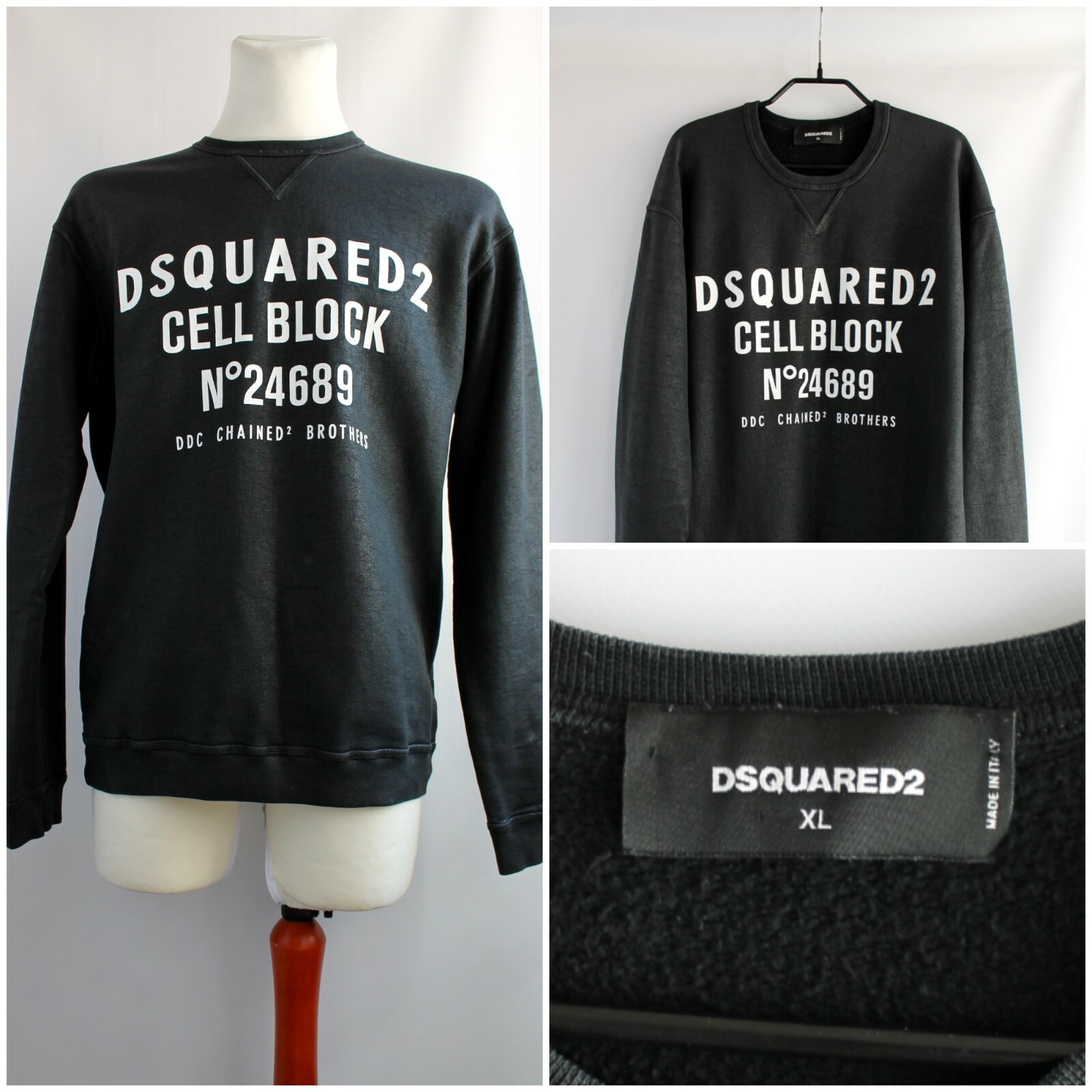 dsquared crew neck sweatshirt