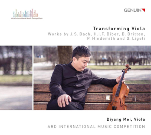 Johann Sebastian Bach Diyang Mei Viola Transformation Album CD