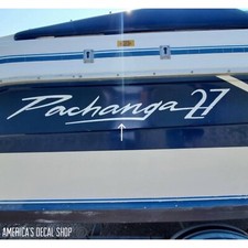 Sea Ray Pachanga 27 Boat Yacht Decals 2PC Set Vinyl High Quality New Stickers