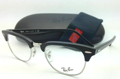 New Ray-Ban Reading Glasses RB 5154 2000 51-21 145 Black & Silver Frames Readers