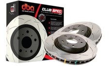 DBA 2xT3 4000 FRONT Slotted Brake Rotors for NAVARA PATROL Y62 INFINITI QX80 Z62