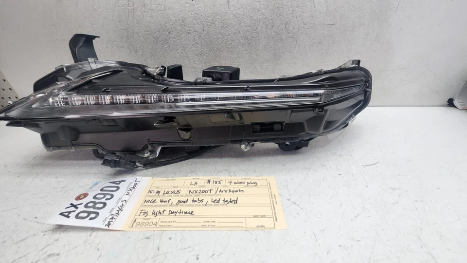 Lexus NX200T NX300H NX 300 2015 16 2019 LED DRL luz antiniebla OEM AX98904 Foto 2 de 4
