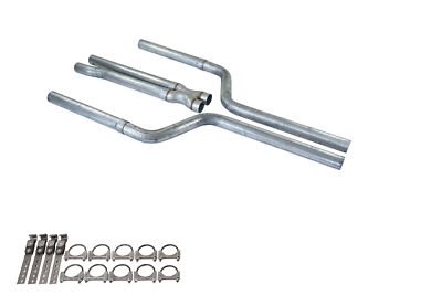 09-18 Dodge Challenger V6 2.5'' Dual Exhaust Kit No Muffler Rear Exit