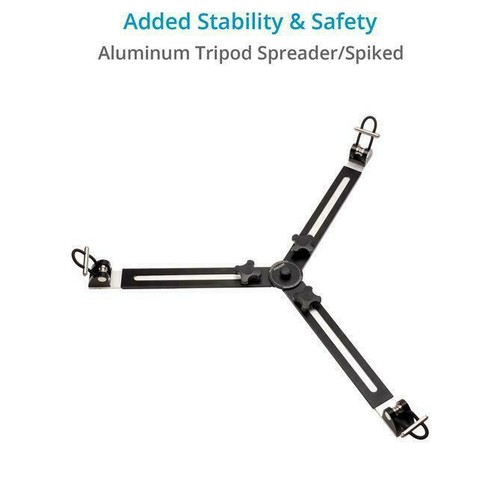 Proaim 100mm Camera Tripod Stand with Aluminum Spreader | Payload - 120kg/265lb - Photo 9/9