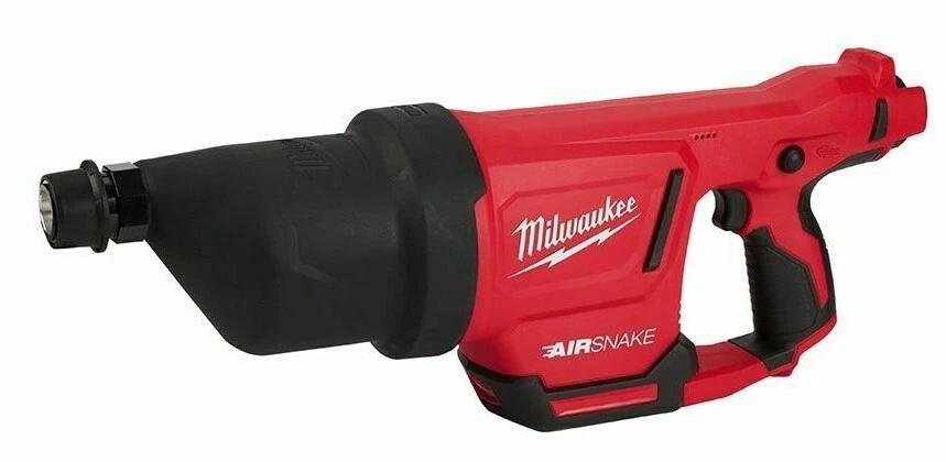 Milwaukee AIRSNAKE DRAIN CLEANING AIR GUN M12DCAG0 12V Skin Only USA Brand