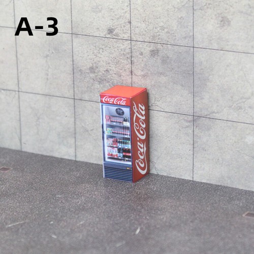 1/64 Diorama Vending Machine Model City Street Beverage Cabinet Scene Prop Model - Picture 11 of 16