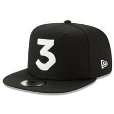 Chance The Rapper 3 Black  White Logo High Crown 9Fifty Snapback Cap - New Era