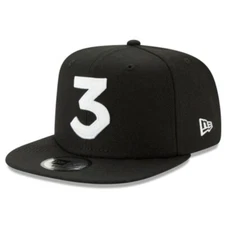 Chance The Rapper 3 Black & White Logo High Crown 9Fifty Snapback Cap - New Era