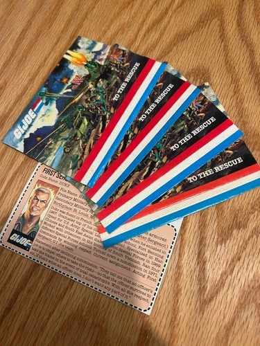 4 Original Hasbro G.I.JOE 1980s catalogs