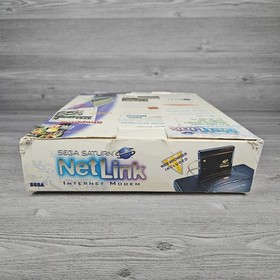 Sega Saturn Netlink Internet Modem CIB Complete Box, Disc,  Manuals and Cables