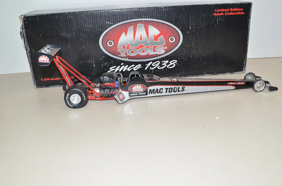 Vintage 1998 Revell MAC TOOLS DRAGSTER 1:24 Scale Diecast Collectible With Box - Image 4 of 4