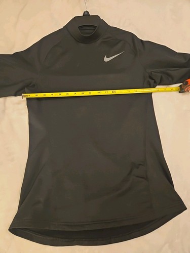 Nike Pro Fitted Herren Gr. M Schwarz Langarm Fitted Mock Neck Shirt - Bild 5 von 5