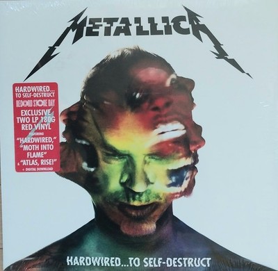 METALLICA- HARDWIRED TO SELF-DESTRUCT 180-GRAM RED VINYL 2016 RSD 2LP NEW