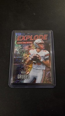 2026 Leaf Metal NOAH GRUBBS #EB-72 Explode Onto The Scene Red /4 Notre Dame