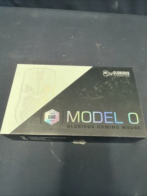 Glorious Model O Wired RGB 68g Ultralight Gaming Mouse in a Glossy Black
