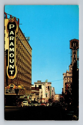 #ad #ad Portland OR Oregon City Of Roses Broadway Antique Vintage Postcard $0.99