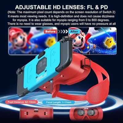 VR Headset for Nintendo Switch 2 (2025) Switch 2 Virtual Reality