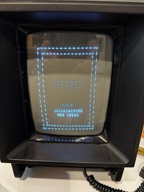 Vectrex Arcade System Video Game Console+Controller+HP-3000+ Games w/overlays