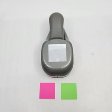 EK Success 1 3/8  Square Paper Shapers Paper Punch Scrapbooking Cards Crafting