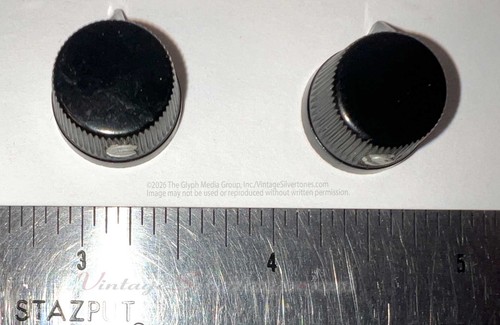 Airline Supro electric guitar amp knobs pointy - Dakaware-style 1960s