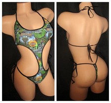Exotic Dancer Stripper Sexy One Piece Dancewear     (O1619)