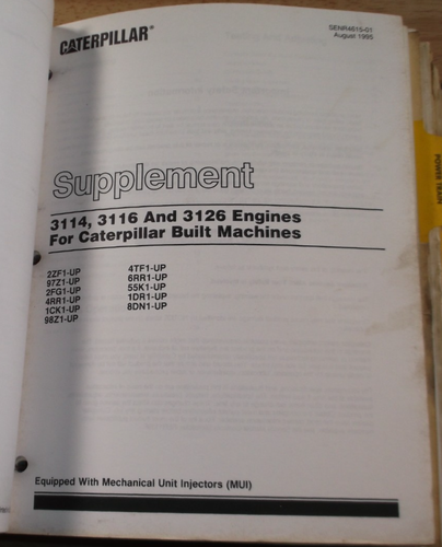 CAT Caterpillar 953C Piste Chargeur Service Magasin Réparation Livre Manuel - Photo 6 sur 22