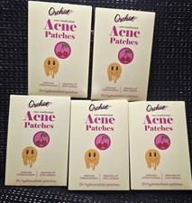 All New 5-pk Orchid Acne Pimple Patches Smiley Face Cherries Hydrocolloid