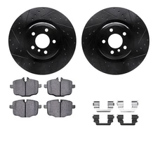 For BMW Alpina B6 xDrive Gran Coupe 16-19 Brake Kit Drilled & Slotted Rear Brake