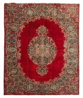Amazing Hand Knotted Vintage Tribal Qirmoun Wool Area Rug 13 x 10 Ft — photo 1