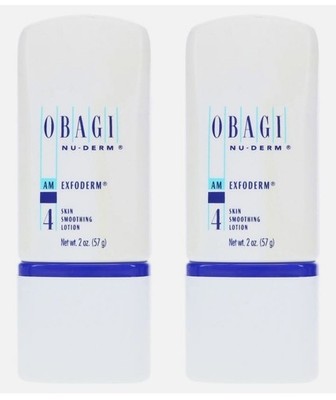 2 x OBAGI NU-DERM EXFODERM SKIN SMOOTHING LOTION 2 OZ ~ CODE 4051A (PACK OF 2)