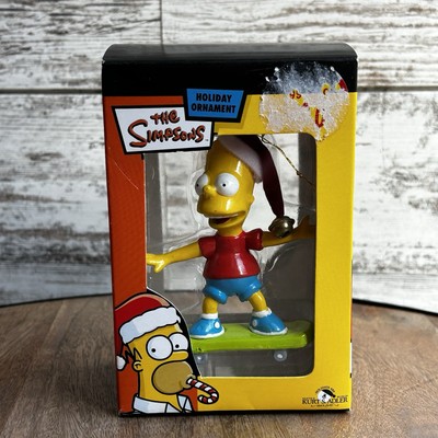 2005 Kurt S. Adler Xmas Bart Simpson skate board ornament Christmas NEW IN BOX