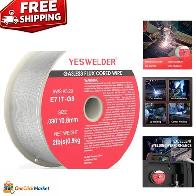 Strong ABS Spool Gasless Flux Core Wire 2 Lb for Clean Welding Performance
