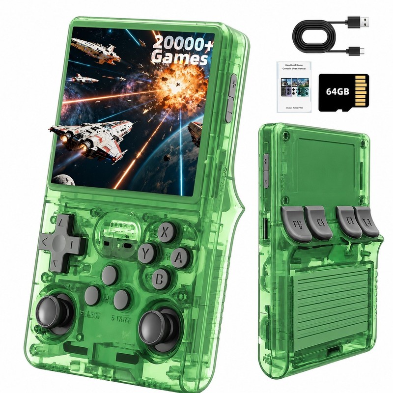 R36S Retro Handheld Video Game Console 3.5 Inch IPS Screen Portable