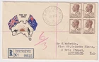 AUSTRALIA 1952: regd Challis generic FDC used on f.d.i. of 6½d brown KGV defin