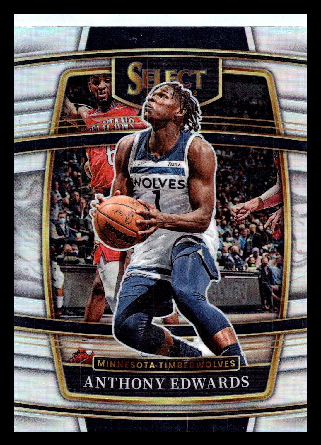 2021-22 Panini Select Anthony Edwards Silver Minnesota Timberwolves #49