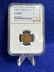 1909-S "Semi-Key" Lincoln Cent 1c Wheat Penny *NGC F15 Choice Fine*
