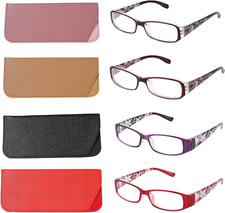 Reading Glasses Women Blue Light Blocking Lightweight Compact Readers Computer E