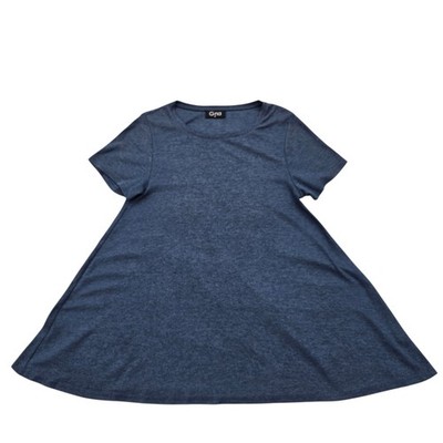 Gina dunkelblau A-Linie knielang Gr.44 weiches Strickkleid