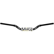 Mika Metals Raw Series 1 1/8" Oversize Handlebars MC Bend Black/White
