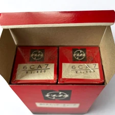 Matsushita 6CA7 EL34 Vacuum Tubes Pair – NOS / Factory Sealed [US Duty Paid]