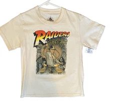 RARE NWT Indiana Jones Raiders Of The Lost Arc Yourh  L tee DisneyLand
