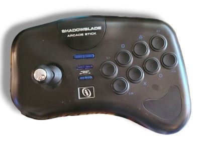 ShadowBlade Arcade Stick for PS1 PS2 by InterAct Turbo Mode Fighting Gamepad