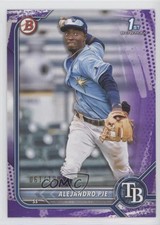 2022 Bowman Prospects Purple Pattern Border 61/199 Alejandro Pie #BP-99 08jk