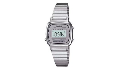 Casio LA670WEA-7EF Retro Digital Edelstahl Armband Uhr | 9155695