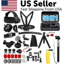 50-in-1 + for Gopro Hero 13 12 11 10 9 + Dive Case Action Camera Accessory Kit