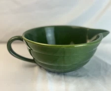 Dark Green Bauer Batter Bowl with Spout