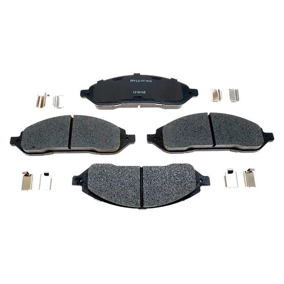 Front Brake Rotors + Ceramic Brake Pads & Hardware For 2004-2007 Ford Freestar - Image 2 of 4