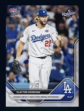 2025 TOPPS NOW-World Series Escapes Jam- CLAYTON KERSHAW (Topps Bunt DigitalCard