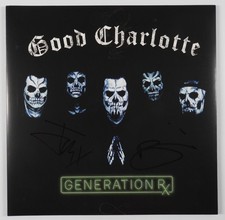 Good Charlotte JSA Signed Autograph Record Album Vinyl Joel Madden Benj Madden