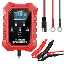 6V/12V 1.5A Smart Battery Charger for Car Motorcycle Lead-Acid Repair